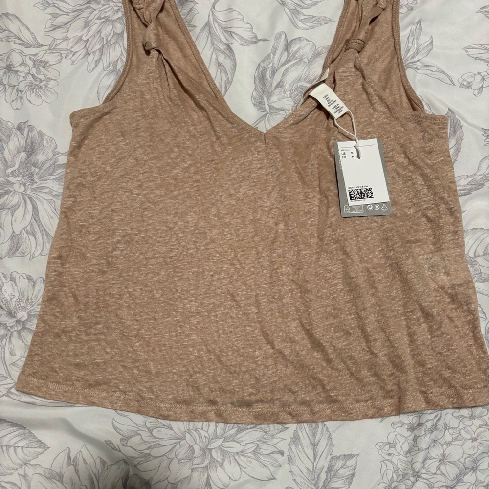 H&M Light Brown Tank Top